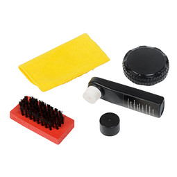 Schuhputzset SMALL SHINE,gelb, rot, schwarz