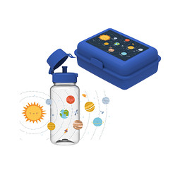 Schulset Kids, standard-blau PP/transparent