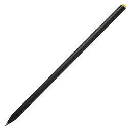 PENKO® Bleistift schwarz mit Kristall, schwarz/gelb