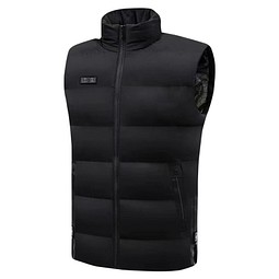 SCX.design G01 Thermoweste mit Wärmefunktion und Powerbank, schwarz, XXL