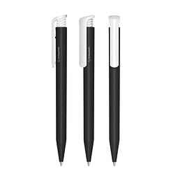 senator® Druckkugelschreiber Super Hit Bio, blaue Mine, schwarz