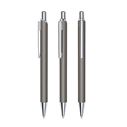 senator® Metall-Druckkugelschreiber Arvent, blaue Mine, anthrazit