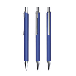 senator® Metall-Druckkugelschreiber Arvent, blaue Mine, blau