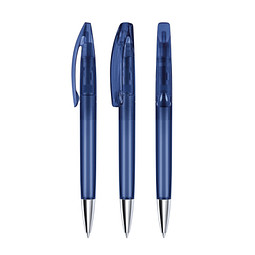 senator® Drehkugelschreiber Bridge Clear MT, blaue Mine, blau 2757