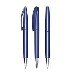 senator® Drehkugelschreiber Bridge Polished MT, blaue Mine, blau 2757