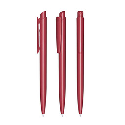 senator® Druckkugelschreiber Dart Polished, blaue Mine, rot 201