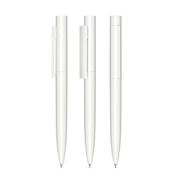 senator® Drehkugelschreiber Headliner Polished, blaue Mine, weiß