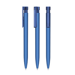 senator® Druckkugelschreiber Liberty Soft Touch, blaue Mine, blau 2935