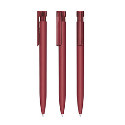 senator® Druckkugelschreiber Liberty Soft Touch, blaue Mine, rot 201