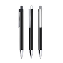 senator® Druckkugelschreiber Polar, blaue Mine, schwarz