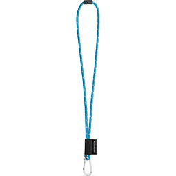 SET Lanyard NAUTIC Long mit Karabiner und Sicherheitsverschluss, Hellblau