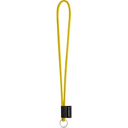 SET Lanyard TUBE Long (Ø 7 mm) mit Ring Ø 32 mm, 310 - Gelb