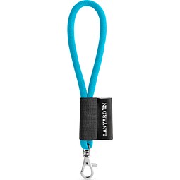SET Lanyard TUBE Short mit Karabiner, Hellblau