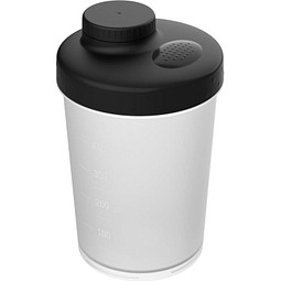Shaker Energy, 0,40 l, transparent/schwarz