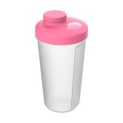 Shaker Energy, 0,60 l, transparent/pink