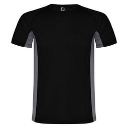 Shanghai Sport T-Shirt für Kinder, schwarz / Dark Lead, 16