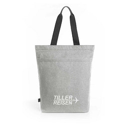 HALFAR Einkaufstasche Shopper Circle,  hellgrau meliert