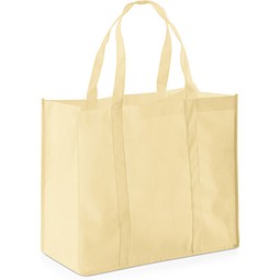 SHOPPER. Einkaufstasche aus Non-woven (80 g/m²), Beige