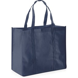 SHOPPER. Einkaufstasche aus Non-woven (80 g/m²), Blau