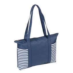 Shopper TWIN, blau, weiß