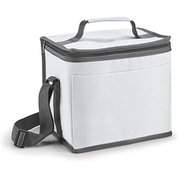 SINGAPORE. Kühltasche 9l aus 600D Polyester, Weiß