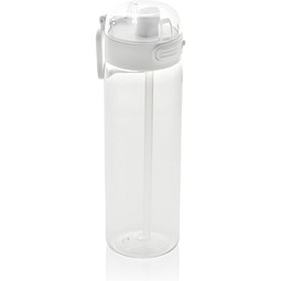 Sip'nLock RCS rPET auslaufsichere Sport-Trinkflasche 800ml, weiß