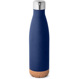 SOLBERG. Thermosflasche aus Edelstahl und Korkboden, 560 ml, Dunkelblau