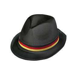 Sommerhut Sun, schwarz/Deutschland-Farben