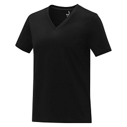 Somoto T-Shirt mit V-Ausschnitt für Damen, schwarz, M