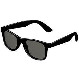 Sonnenbrille Beach, clean-up, schwarz