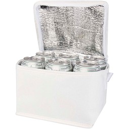 Spectrum Kühltasche aus recyceltem GRS Non Woven für 6 Dosen 4 L, weiss