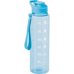 Sport-Trinkflasche AQUA LEVEL,hellblau