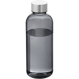 Spring Trinkflasche, 600 ml, transparent schwarz