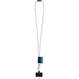 STAFFORD. SET Lanyard NAUTIC Long mit Karabiner und Handyhalterung, Weiß