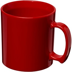 Standard 300 ml Kunststoffbecher, rot