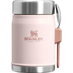 Stanley 400ml Legendary Food Jar Lunchpot mit Göffel, hellrosa