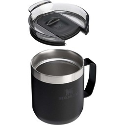 Stanley Everyday 350 ml Cam Becher aus Edelstahl, schwarz
