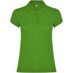 Star Poloshirt für Damen, Grass Green, 2XL