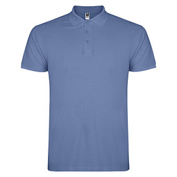 Star Poloshirt für Herren, Riviera Blue, XL