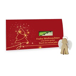 Steckfiguren-Karte Filz, Standardmotiv, Engel
