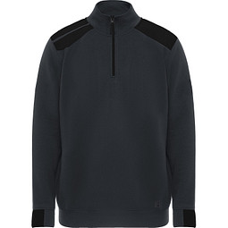 Farblich kombiniertes Sweatshirt Maverick, XXXL, bleigrau/schwarz