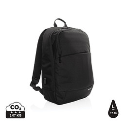Swiss Peak AWARE™ moderner 15,6 Zoll Laptop-Rucksack, schwarz