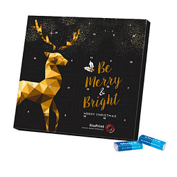 Täfelchen Adventskalender, share Schokotäfelchen, inkl. Druck