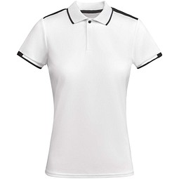 Tamil Sport Poloshirt für Damen, weiss, L