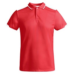 Tamil Sport Poloshirt für Herren, rot, S