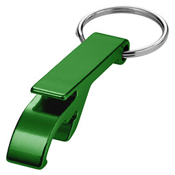 Tao Schlüsselanhänger mit Flaschen- und Dosenöffner aus recyceltem RCS Aluminium, grün