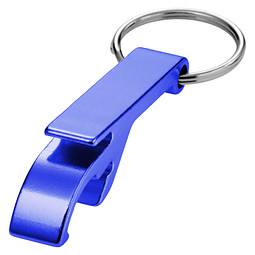Tao Schlüsselanhänger mit Flaschen- und Dosenöffner aus recyceltem RCS Aluminium, royalblau