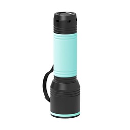Taschenlampe REEVES-myFLASH 700, schwarz/mint