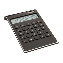 reeves® Taschenrechner Valinda, schwarz/silber