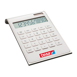 reeves® Taschenrechner Valinda, weiß/silber